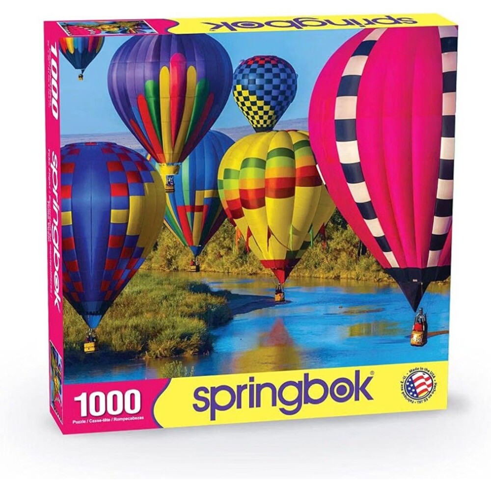 Springbok "Take Flight" Hot Air Balloon Puzzle 1000pcs NEW